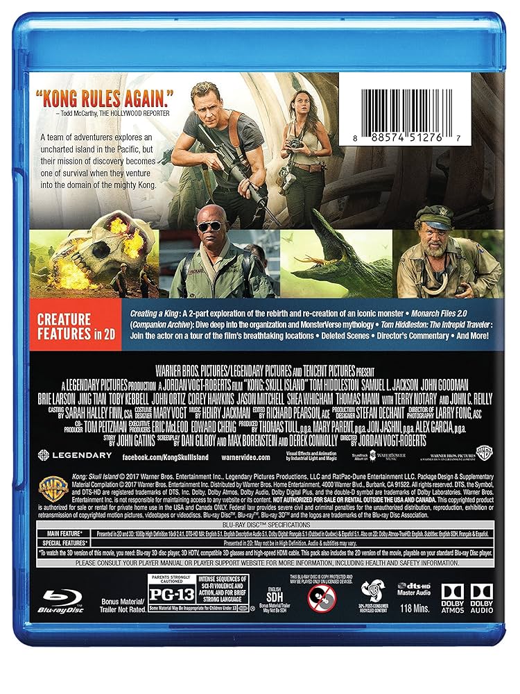 その他 Kong: Skull  [Blu-ray] Amazon.com: Kong: Skull Island (Blu-ray) : Tom Hiddleston
